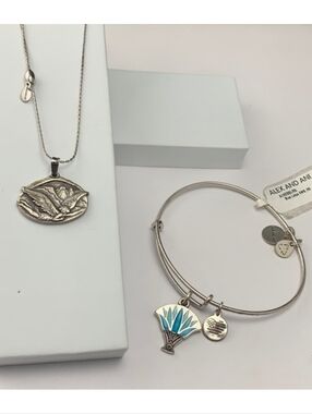 Alex And Ani Necklace & Bangle Lot of 2